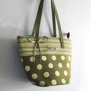 🛍 Kate Spade Tote Green Slight Wear See Photos